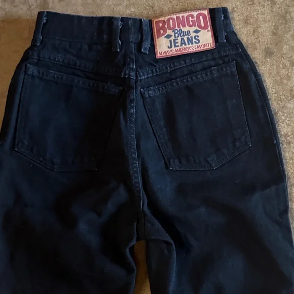 Vintage BONGO Women's High Rise Jeans - Black - Picture 6 of 7
